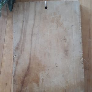 Antique wooden cutting board